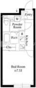 アバンティア西新宿1 203 間取り図