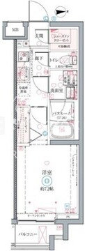 クレヴィスタ墨田 109 間取り図