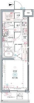 クレヴィスタ墨田 114 間取り図