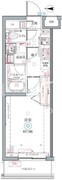 クレヴィスタ墨田 210 間取り図