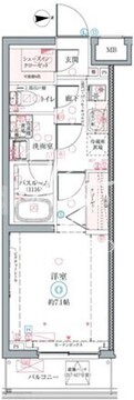 クレヴィスタ墨田 319 間取り図