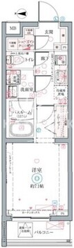 クレヴィスタ墨田 413 間取り図
