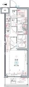 クレヴィスタ墨田 507 間取り図