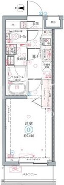 クレヴィスタ墨田 512 間取り図