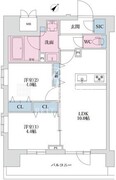 スプランディッド四ツ木 201 間取り図