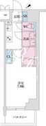 スプランディッド四ツ木 206 間取り図