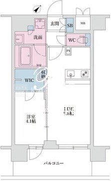 スプランディッド四ツ木 902 間取り図
