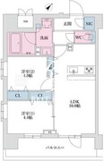 スプランディッド四ツ木 1201 間取り図