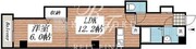 ソレイユ蒲田 301 間取り図