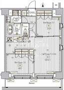 ミライズ五反野レジデンス 504 間取り図