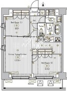 ミライズ五反野レジデンス 701 間取り図