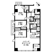 アーバンパーク代官山 2-501 間取り図