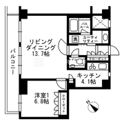 アーバンパーク代官山 2-507 間取り図