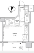 ザ・パークハビオ代々木 307 間取り図