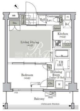 パークキューブ西ヶ原ステージ 543 間取り図