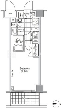 ザ・パークハビオ高円寺 118 間取り図