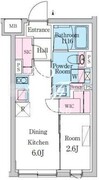 デュオメゾン西新宿 304 間取り図