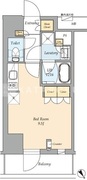 パークアクシス東京尾久 409 間取り図