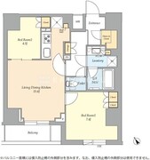 パークアクシス東京尾久 502 間取り図