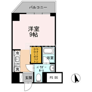 カスタリア大森3 609 間取り図