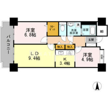 品川シーサイドビュータワー Ⅰ-2017 間取り図