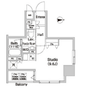 コンフォリア浅草橋DEUX 602 間取り図
