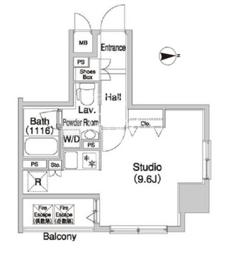 コンフォリア浅草橋DEUX 602 間取り図