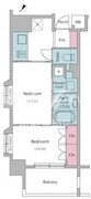 レジディア池尻大橋 701 間取り図