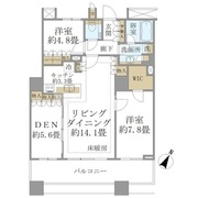 ブリリアマーレ有明タワー&ガーデン 1223 間取り図