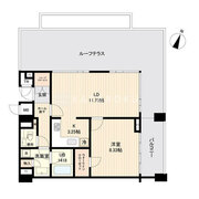 エスティメゾン白金台 407 間取り図