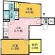Majestic Life 三軒茶屋 302 間取り図