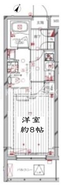 レガリス洗足池 102 間取り図