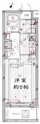 レガリス洗足池 202 間取り図