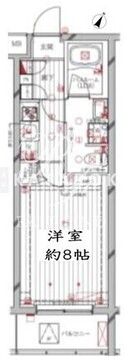 レガリス洗足池 203 間取り図