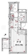 レガリス洗足池 205 間取り図