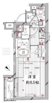 レガリス洗足池 207 間取り図