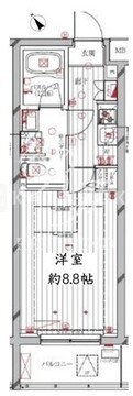 レガリス洗足池 209 間取り図