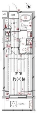 レガリス洗足池 210 間取り図
