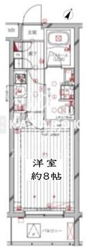 レガリス洗足池 303 間取り図