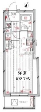 レガリス洗足池 305 間取り図