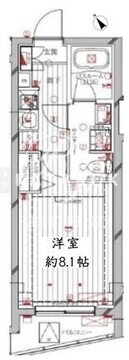 レガリス洗足池 312 間取り図