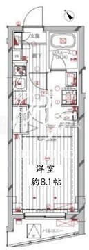 レガリス洗足池 313 間取り図
