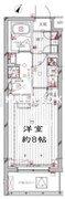 レガリス洗足池 402 間取り図