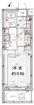 レガリス洗足池 402 間取り図