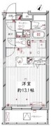 レガリス洗足池 404 間取り図