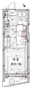 レガリス洗足池 410 間取り図