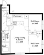 グランピア学芸大学 303 間取り図