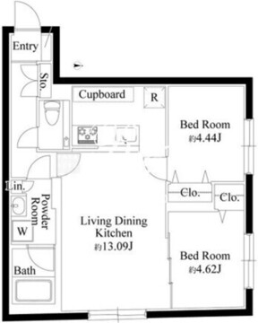 グランピア学芸大学 303 間取り図