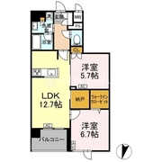 ロイジェント豊島園 205 間取り図