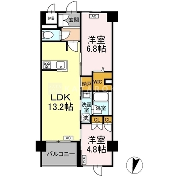 ロイジェント豊島園 209 間取り図
